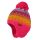 Maximo Bommelmütze Strick 33574 pink/grau/senf/lila