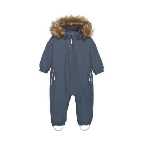 Color Kids Schneeoverall 741020 col.1922 mit Fell graublau