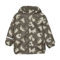 Celavi gefütterte Regenjacke 310360 Eisbären khaki