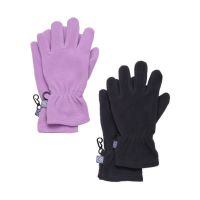 CK Fleece Handschuhe 2er-Pack 741237 lila/schwarz