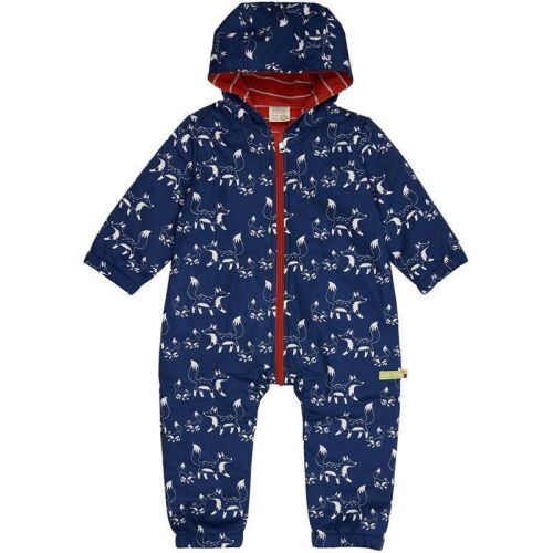Loud + Proud Outdooroverall Füchse gefüttert 5136 Ultramarine