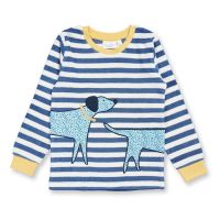 Sense Organics Pyjama Terry blue stripes Dog