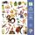 Djeco Sticker Metallic Ritter 160 St dunkelblau