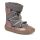 Froddo Barfußschuhe/Winterschuhe mit Schnurr grau/pink shine Tex