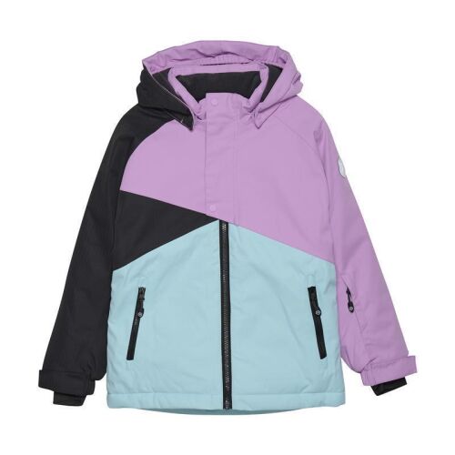 Color Kids Winterjacke 741108 col.9853 lila/schwarz/türkis