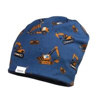 Maximo Wendemütze aus Jersey Fahzeuge blau 33500