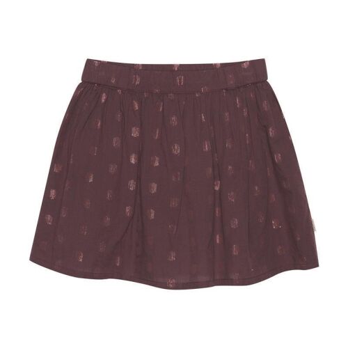 Minymo Rock 123322 col.4953 bordeaux mit glitzer Punkten