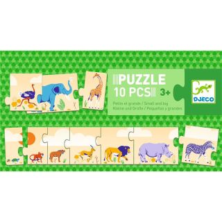 Djeco Puzzle 10 Teile "Kleine und Große"