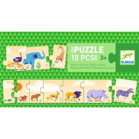 Djeco Puzzle 10 Teile "Kleine und Große"