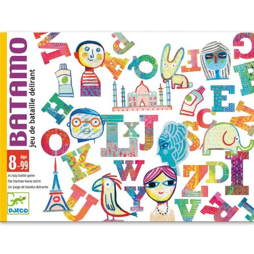 Djeco Kartenspiel Batamo Buchstaben