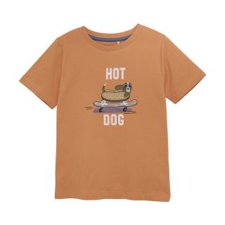 MN KA-Shirt Hotdog-Hund 133407 col.3337 orange