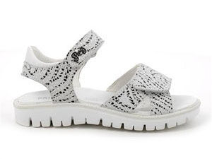 Primigi Mädchen Sandalen offen 5890500 weiß/schwarz glitzer