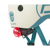 Scoot&Ride Helm mit LED-Licht ash