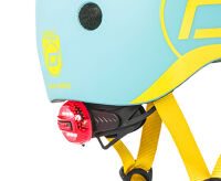 Scoot&Ride Helm mit LED-Licht himmelblau