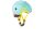 Scoot&Ride Helm mit LED-Licht himmelblau