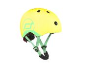 Scoot&Ride Helm mit LED-Licht lemon gelb XXS-S (45-51)