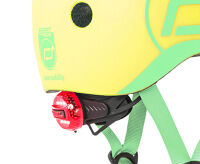 Scoot&Ride Helm mit LED-Licht lemon gelb XXS-S (45-51)