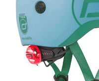 Scoot&Ride Helm mit LED-Licht smoke blau