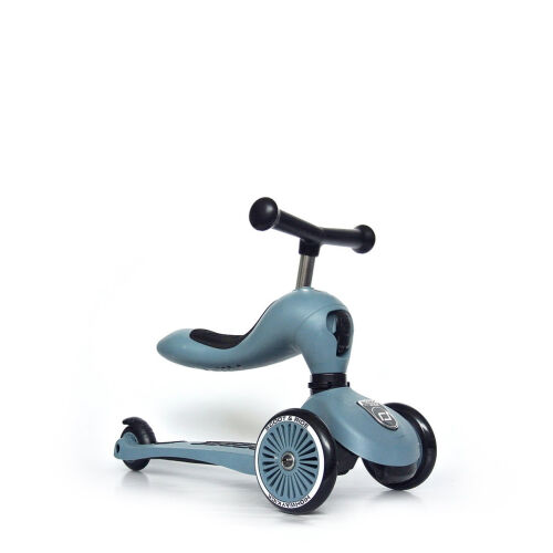 Scoot&Ride Highwaykick1 Farbe steel blue