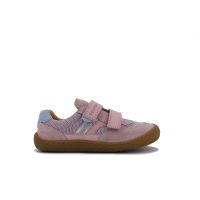 Telyoh Barfußschuhe/Sneaker mit Klett 3446 nude/rosa