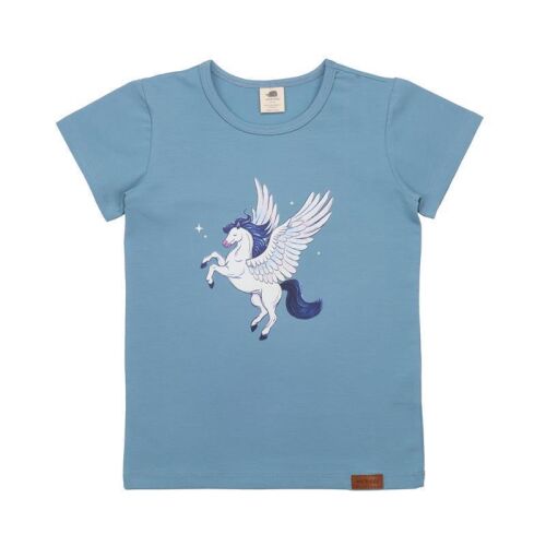 Walkiddy KA-Shirt Unicorns & Pegasus petrol