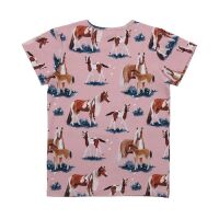 Walkiddy KA-Shirt Little & Big Horses rosa
