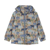 Minymo Regenjacke 162219 col.7337 Tiere braun/khaki/grau