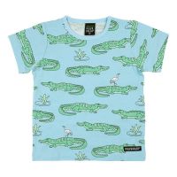 VV Kurzarm-Shirt 079KQ Krokodil blau/grün