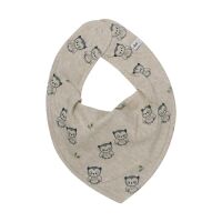 Pippi Dreieckstuch 6527 Eule creme