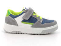 Primigi Sneakers 5881644 mit Klett grau/weiß/denim
