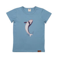 Walkiddy KA-Shirt Whales & Sea Turtles Wal petrol