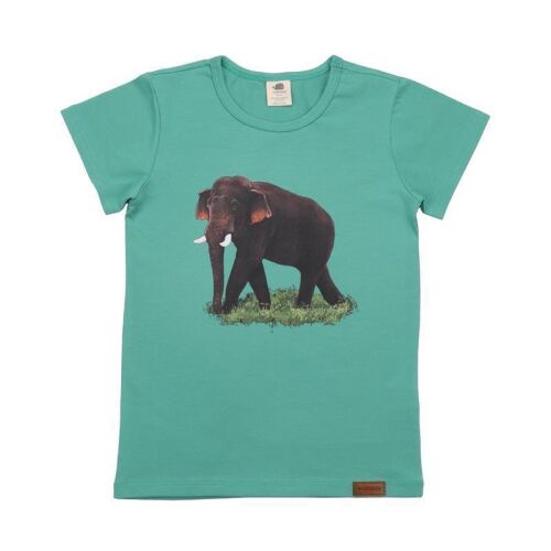Walkiddy KA-Shirt Tropical Asia Elefant grün