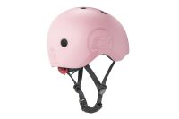 Scoot&Ride Helm mit LED-Licht rose S-M (51-55)
