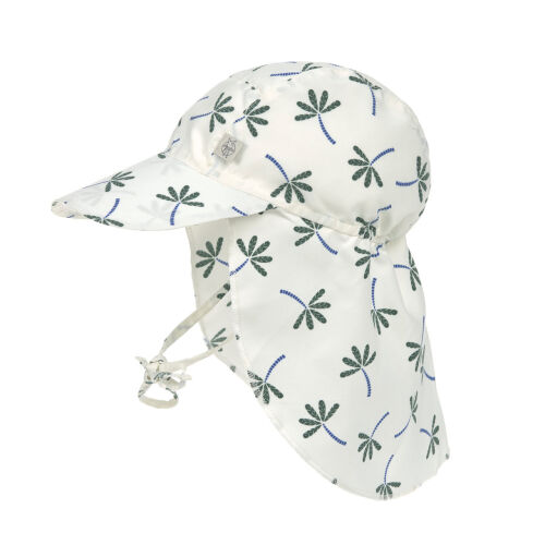 Lässig UV-Sonnenhut mit Nackenschutz Palms nature