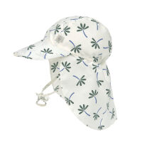Lässig UV-Sonnenhut mit Nackenschutz Palms nature