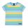 Villervalla Kurzarm-Shirt 079AW Florida gestreift orange/grün/blau/weiß