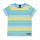 VV Kurzarm-Shirt 079AW Florida gestreift orange/grün/blau/weiß 140