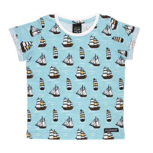 Villervalla Kurzarm-Shirt 174KU Ship blau