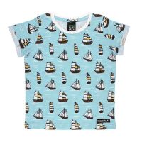 Villervalla Kurzarm-Shirt 174KU Ship blau