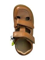 Lurchi Barfußsandalen geschlossen Nando mit 2 Klett cognac