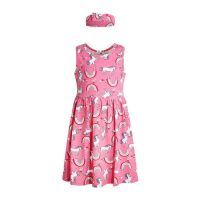 Happy Girls Kleid 941307 pink mit Einhörnen und...