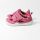 Blifestyle Barfußsandalen Salamandra velours himbeere mit Blumen