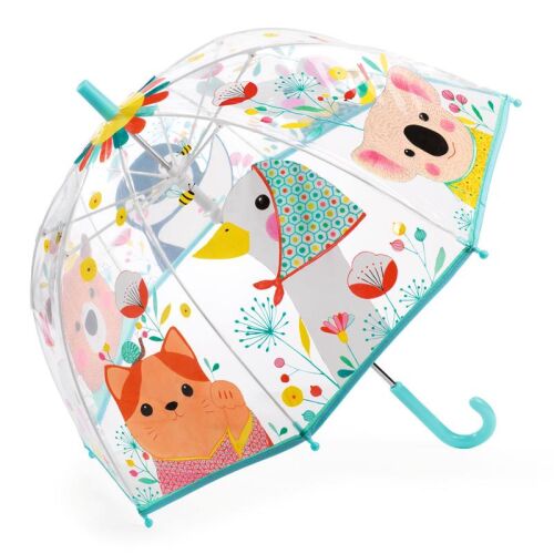 Djeco Regenschirm Kinder Natur türkis