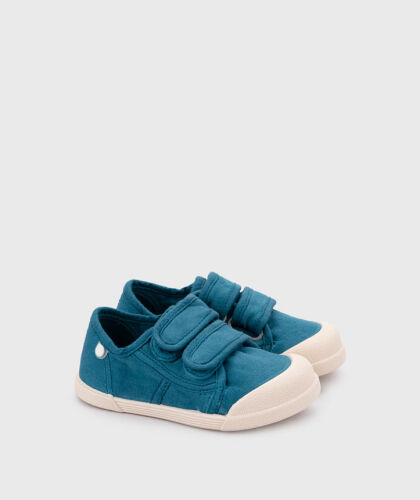 IGOR Stoff-Barfußschuhe Lona V. Petroleo/Blue