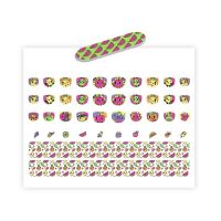 Djeco 120 Nagel-Sticker gelb
