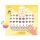 Djeco 120 Nagel-Sticker gelb