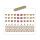 Djeco 120 Nagel-Sticker gelb