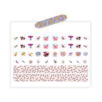 Djeco 120 Nagel-Sticker orange