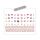 Djeco 120 Nagel-Sticker orange