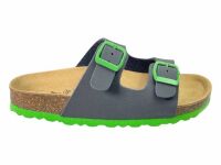 Lico Schlapfen Bioline Kids 560542 marine/grün